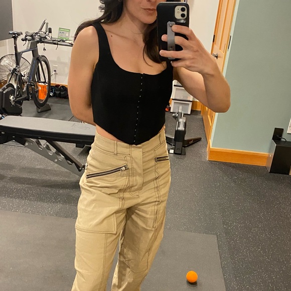 LPA stretchy corset black top XS - Picture 7 of 9